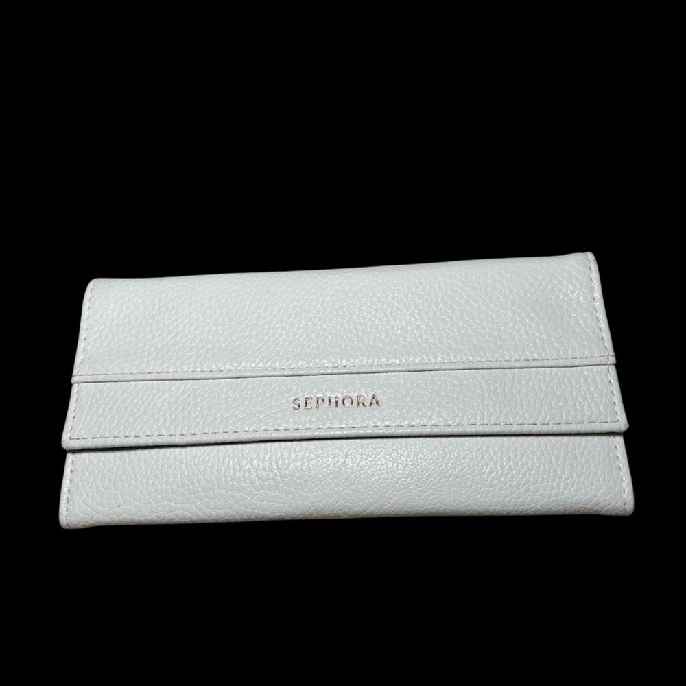 Sephora White‎ Clutch Makeup Brush Wallet